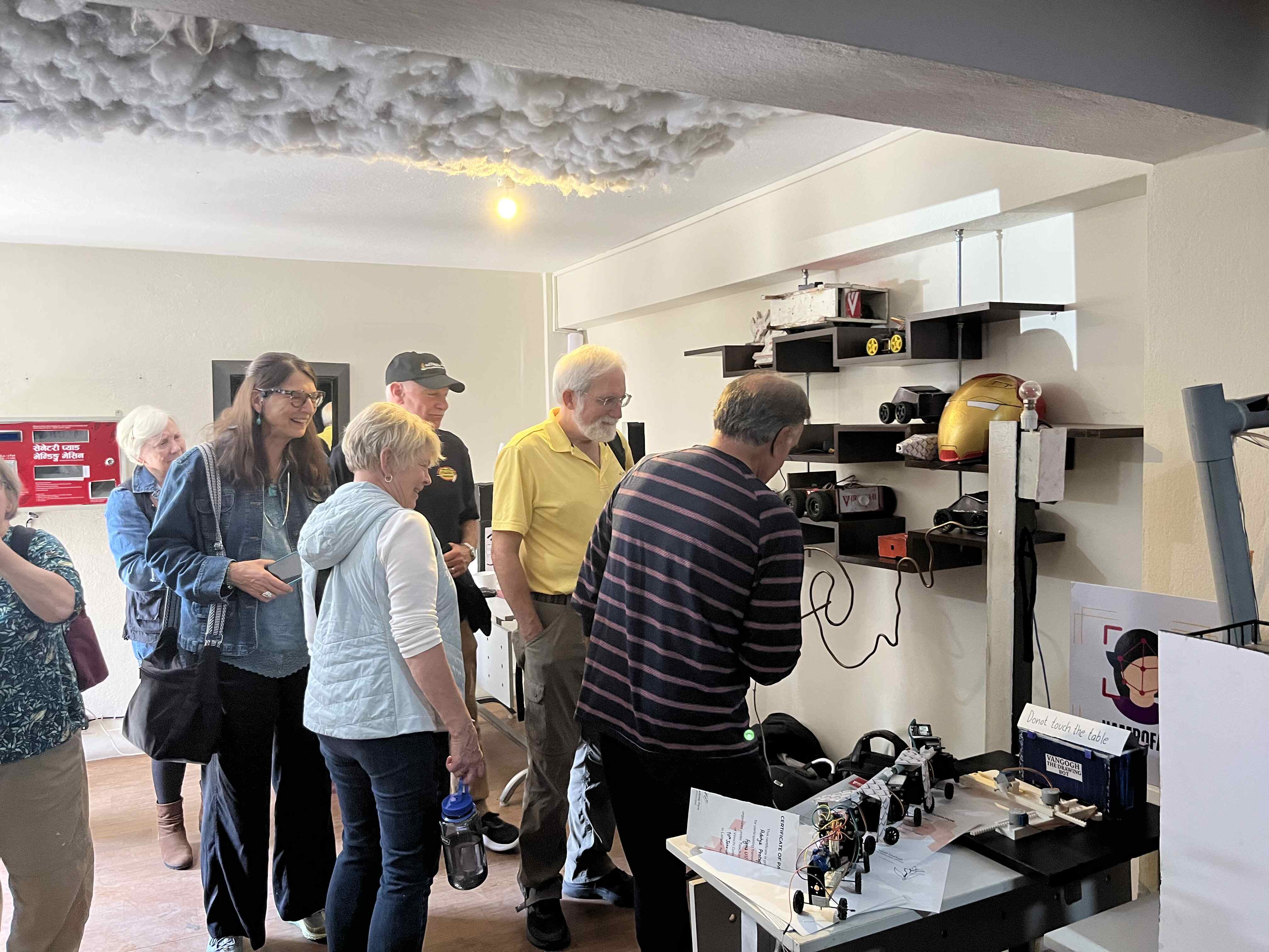 BICT students showcasing Jarvis Iron Man project