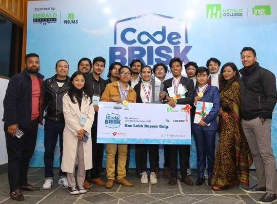 Winners of first-ever hackathon organized at the highest altitude in Nepal